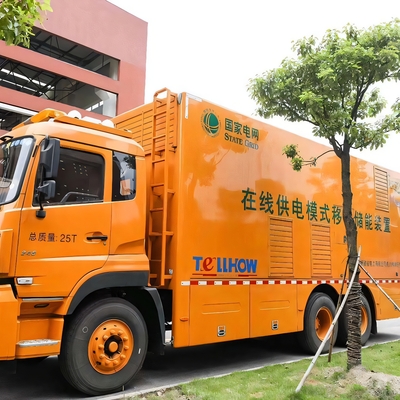 600KW电源车式发电机组